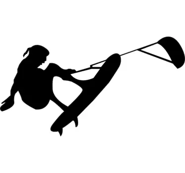 Wind surfing extreme sports decal - TenStickers