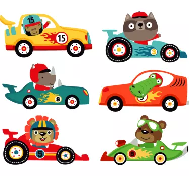 Small cars decal - TenStickers