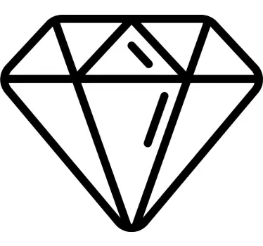 Diamond window sticker - TenStickers