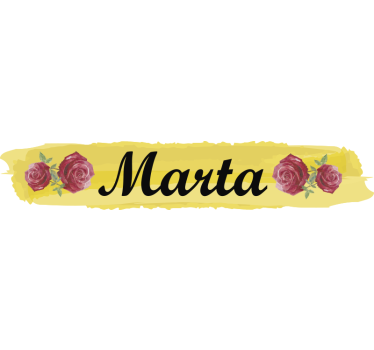 Bike sticker with beautiful roses design - TenStickers