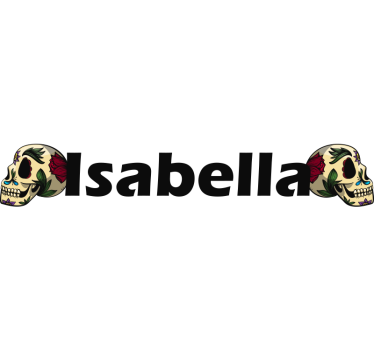 Customisable skull bike  illustration wall art - TenStickers