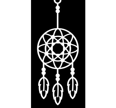 Dream catcher window decal - TenStickers