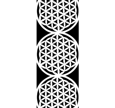 Flower of life window decal - TenStickers