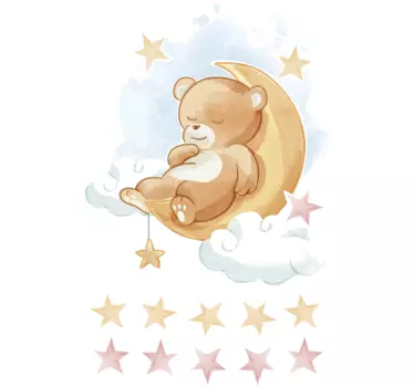 Teddy bear  wild animal sticker - TenStickers