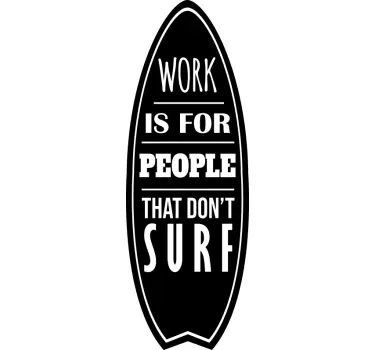 People That Surf  decal - TenStickers