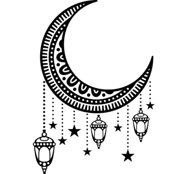 Arabic figures window decal - TenStickers