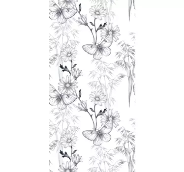 Vlinder glass decorative window decal - TenStickers