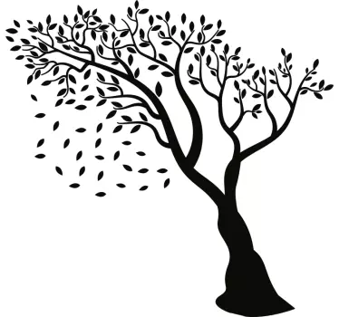 Autumn tree sticker tree wall decal - TenStickers