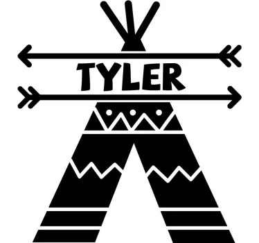 Teepee tent  Kids Bedroom Wall decal - TenStickers