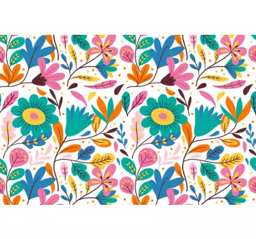Original spring flower furniture decal - TenStickers