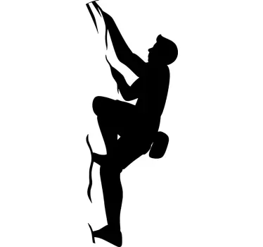 Climber extreme sports wall decal - TenStickers