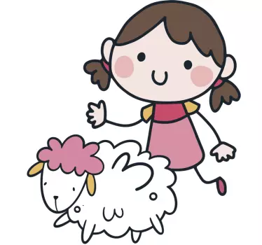 Heidi fairy tale wall decal - TenStickers