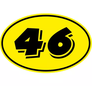Yellow motorcycle  Motorcycle stickers - TenStickers