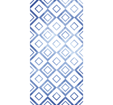 Stained glass geometric window  decal - TenStickers