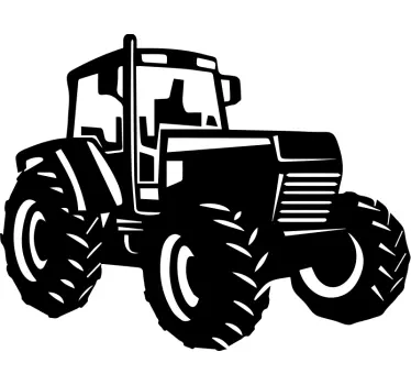 Zetro Tractor illustration wall art - TenStickers