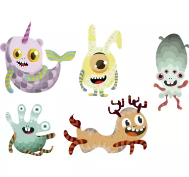 Monsters decal decal - TenStickers