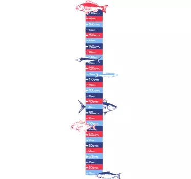 Height chart wall sticker height tracking chart - TenStickers