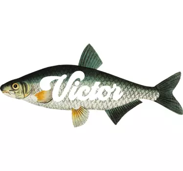 Vimba Carp fish wall decal - TenStickers