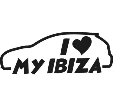 Customisable text Car Decal - TenStickers