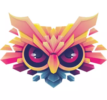 Salon buho multi color bird decal - TenStickers