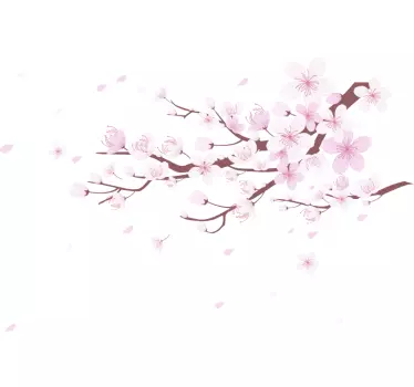 Cherry Blossom Tree flower wall decal - TenStickers