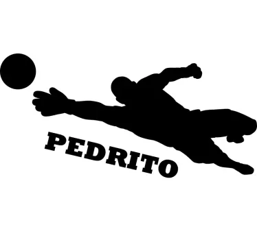 Soccer goalkeeper sport decal - TenStickers