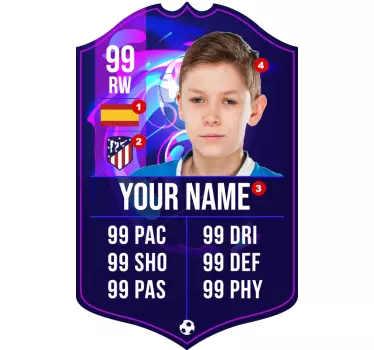 FIFA card football decal - TenStickers