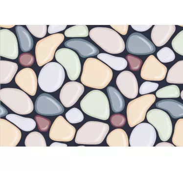 Sea Stones Wall Mural - TenStickers