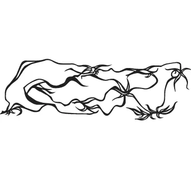 Forest Tracings Wall Sticker - TenStickers