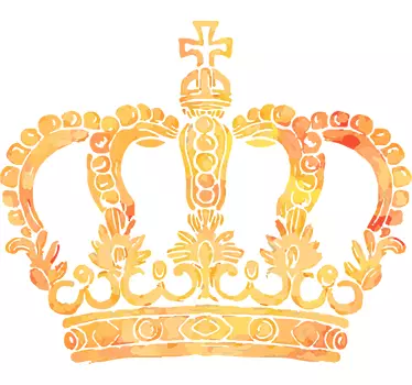 Royal Crown Room Sticker - TenStickers