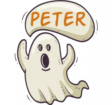 Wall stickers for kid ghost personalized design - TenStickers