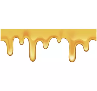 Dripping honey laptop decal - TenStickers