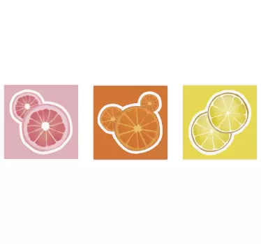 Sliced Fruit  tile transfer - TenStickers
