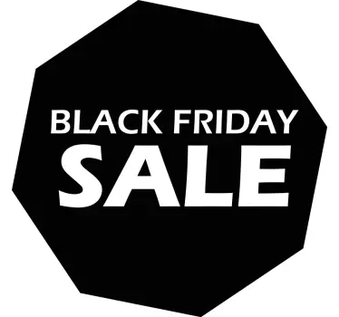 Black Friday tag stickers black friday - TenStickers