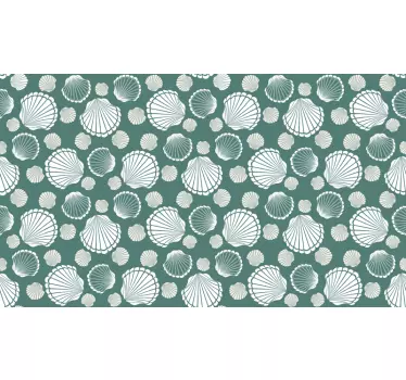 Object sticker shell print cover - TenStickers