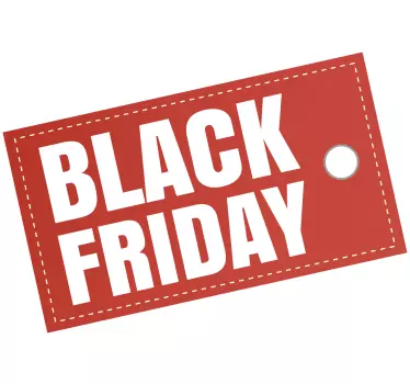 black friday save money window decal - TenStickers