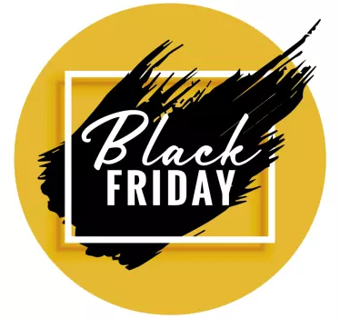 Black friday sticker bold black friday - TenStickers