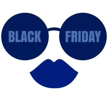 Stylish Retail Promotion Black Friday sticker - TenStickers