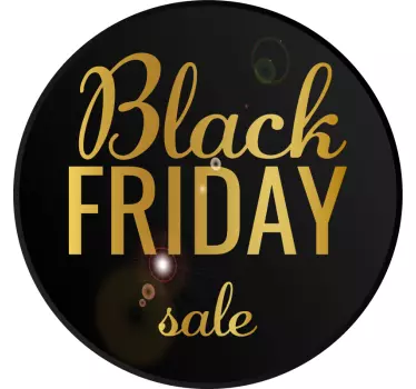 Elegant Black Friday sale window decal - TenStickers