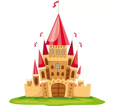 Kids Fairytale Castle Sticker - TenStickers