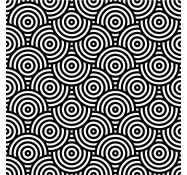 Circles for window vinyl decal - TenStickers