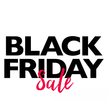 Black Friday Sale Extravaganza shop window sticker - TenStickers