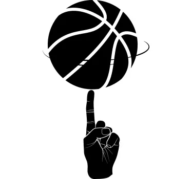 Basketball finger basketball decal - TenStickers