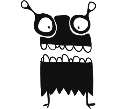 Kids Alien Weird Wall Stickers - TenStickers