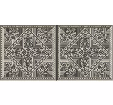 Zentangle styled ornament decals for furniture - TenStickers