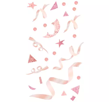 Playful Pastel Graphics nursery wall sticker - TenStickers
