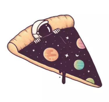 Delicious galactic space decal - TenStickers