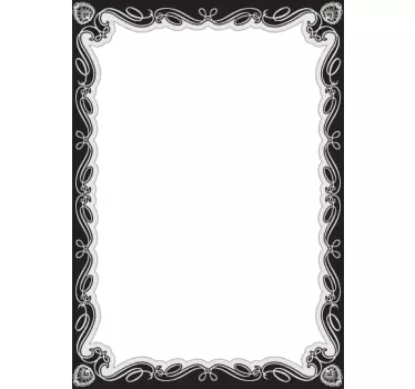 Frame Whiteboard Sticker - TenStickers