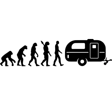 Evolution Caravan car decal - TenStickers