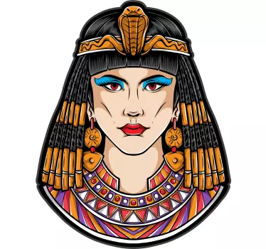 Egyptian Kleopatra religion Stickers - TenStickers